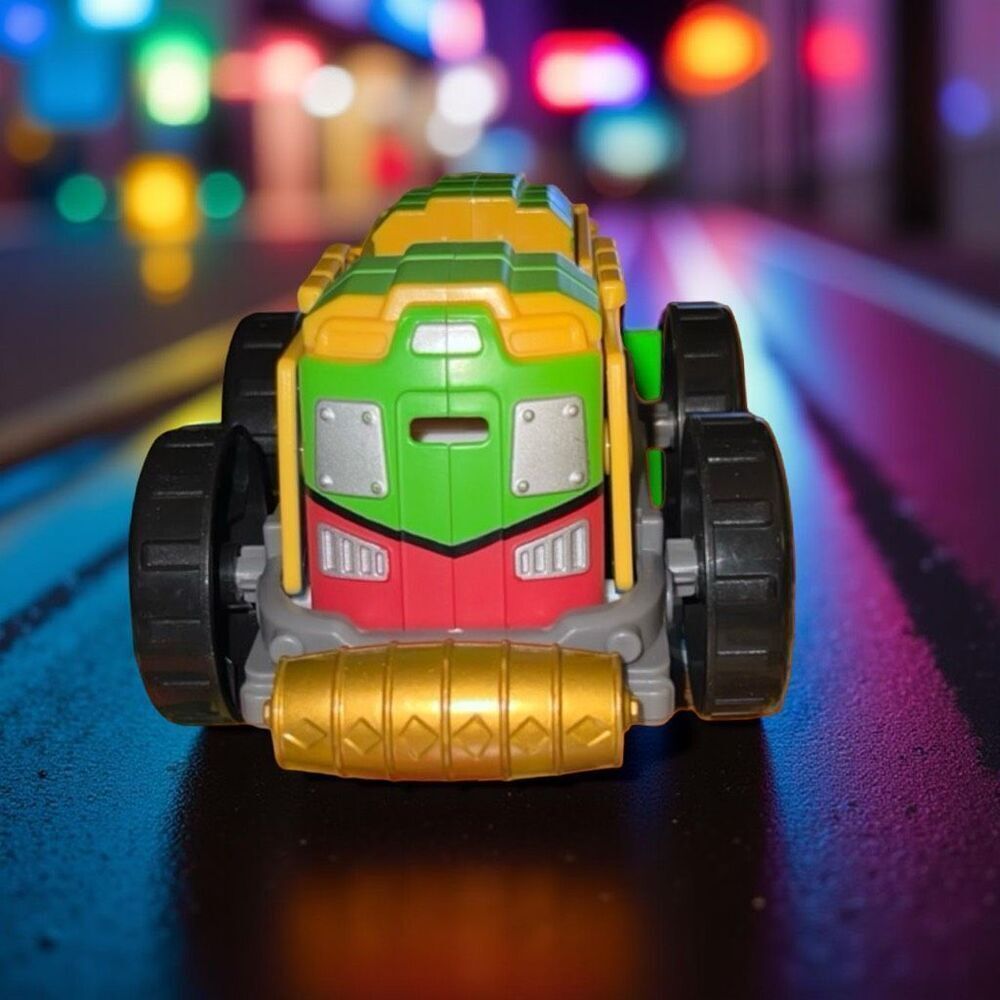 2015 TMNT Half Shell Heroes Mutations Transforming Shellraiser to Recycle Truck